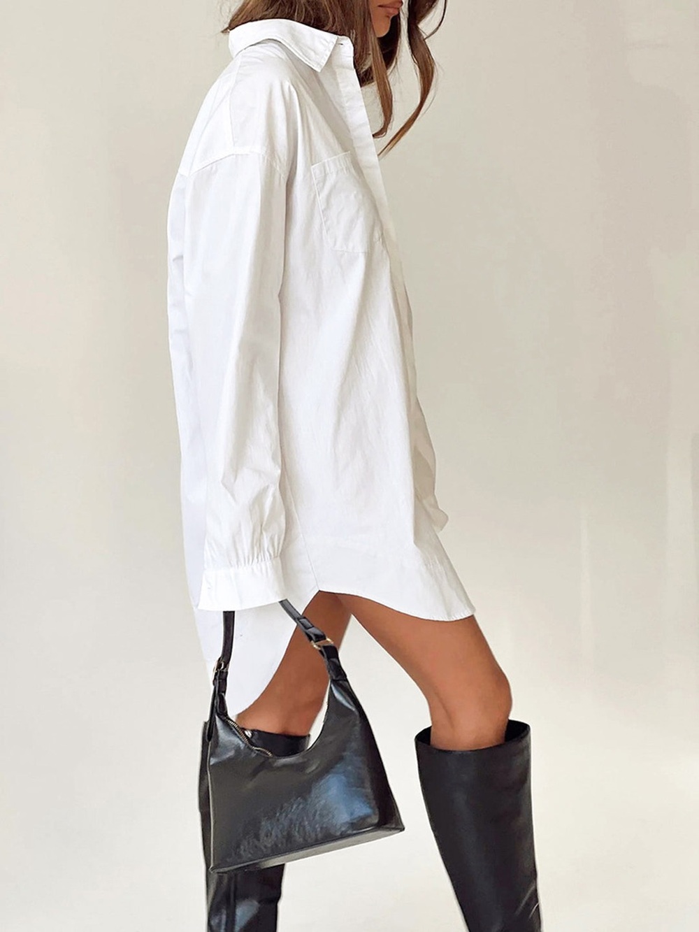 Commense Boho Button Down Long Shirt xs LL1-24 - Picture 2 of 4